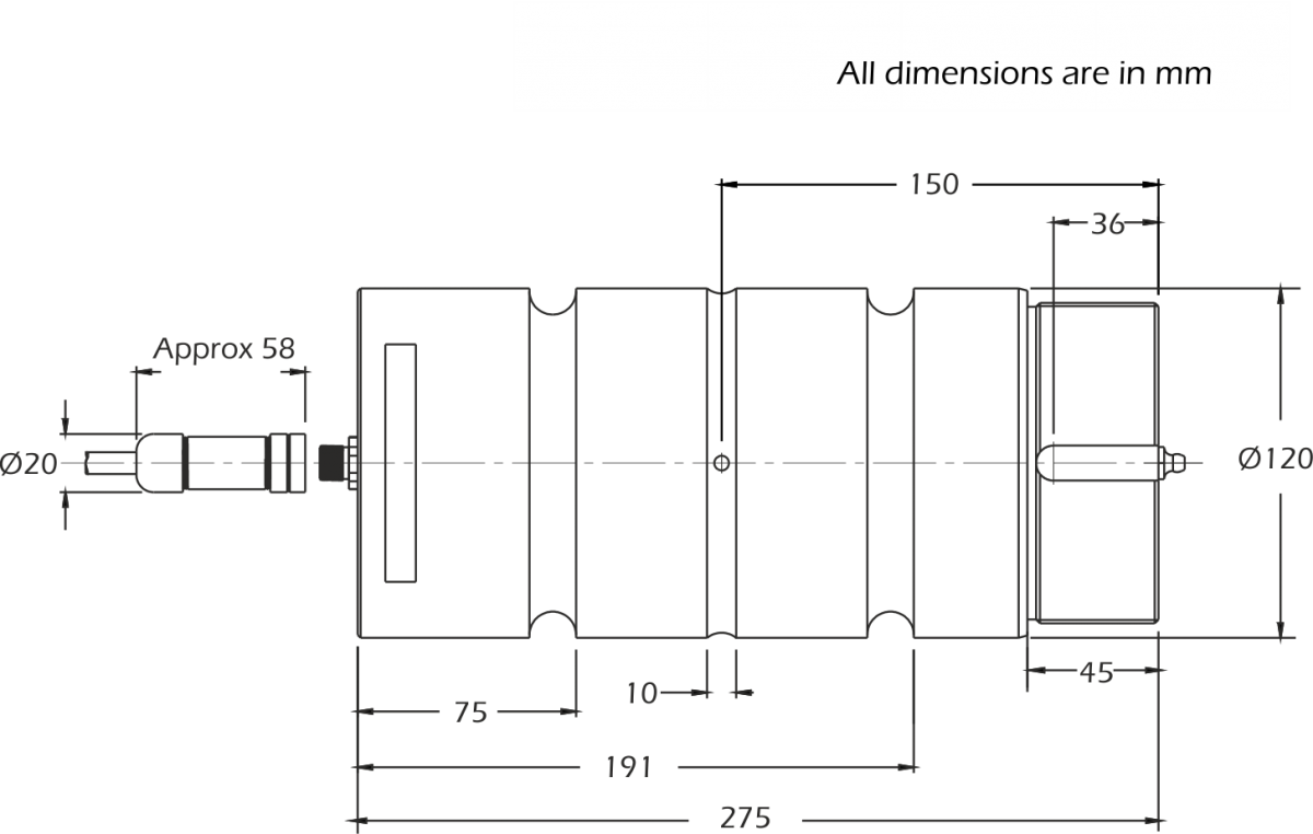 lcm4487 load pin dimensions