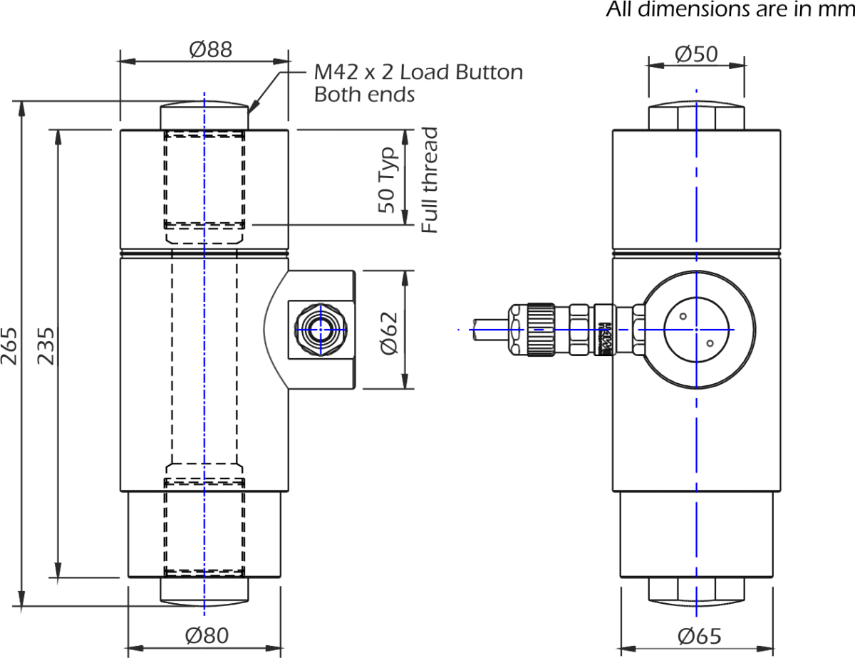 lcm4824 load cell dimensions